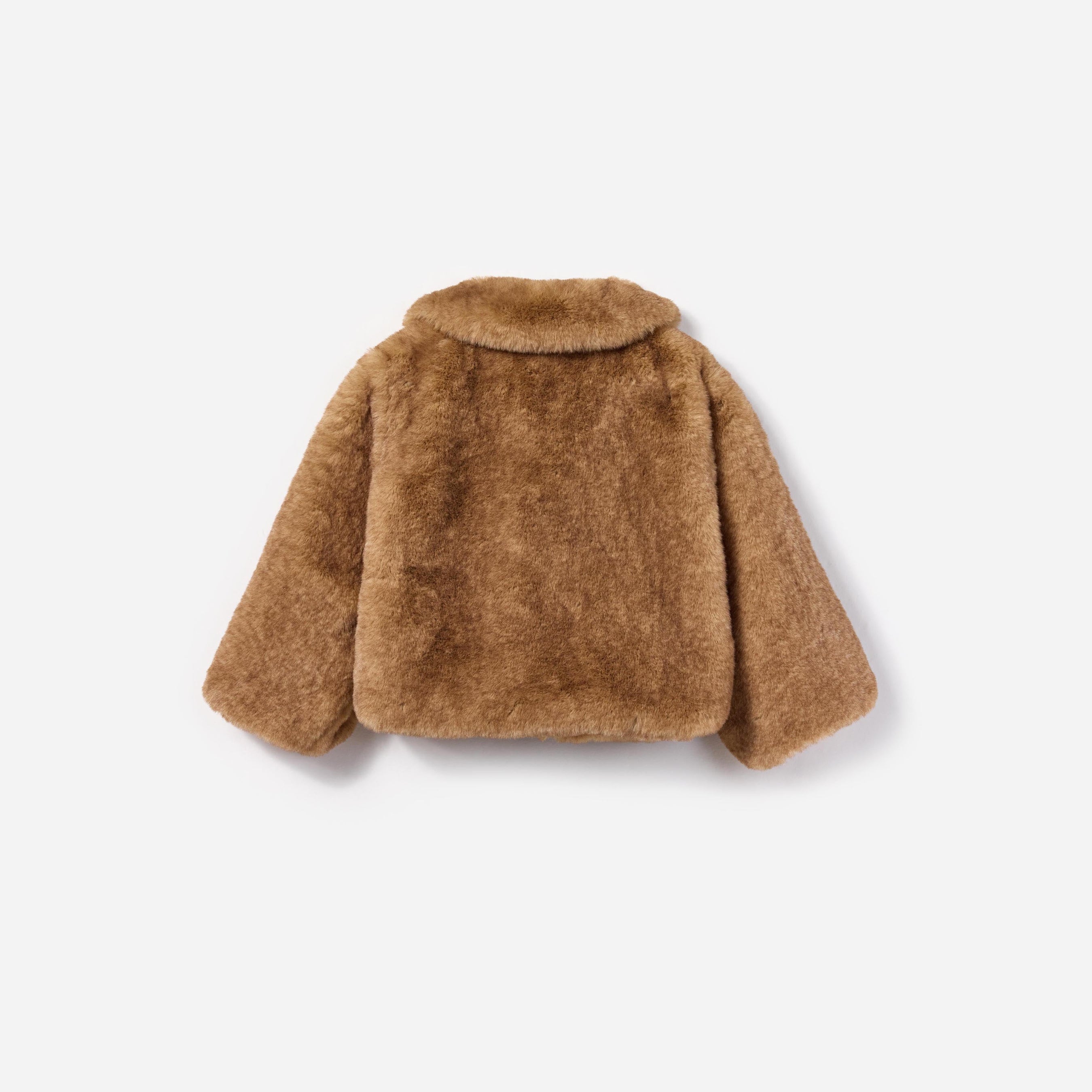 Brown Faux Fur Jacket