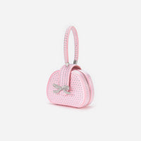 Pink Heart Rhinestone Bag