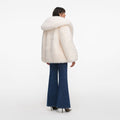 White Faux Fur Coat