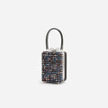 Multi Crystal Chainmail Micro Bag