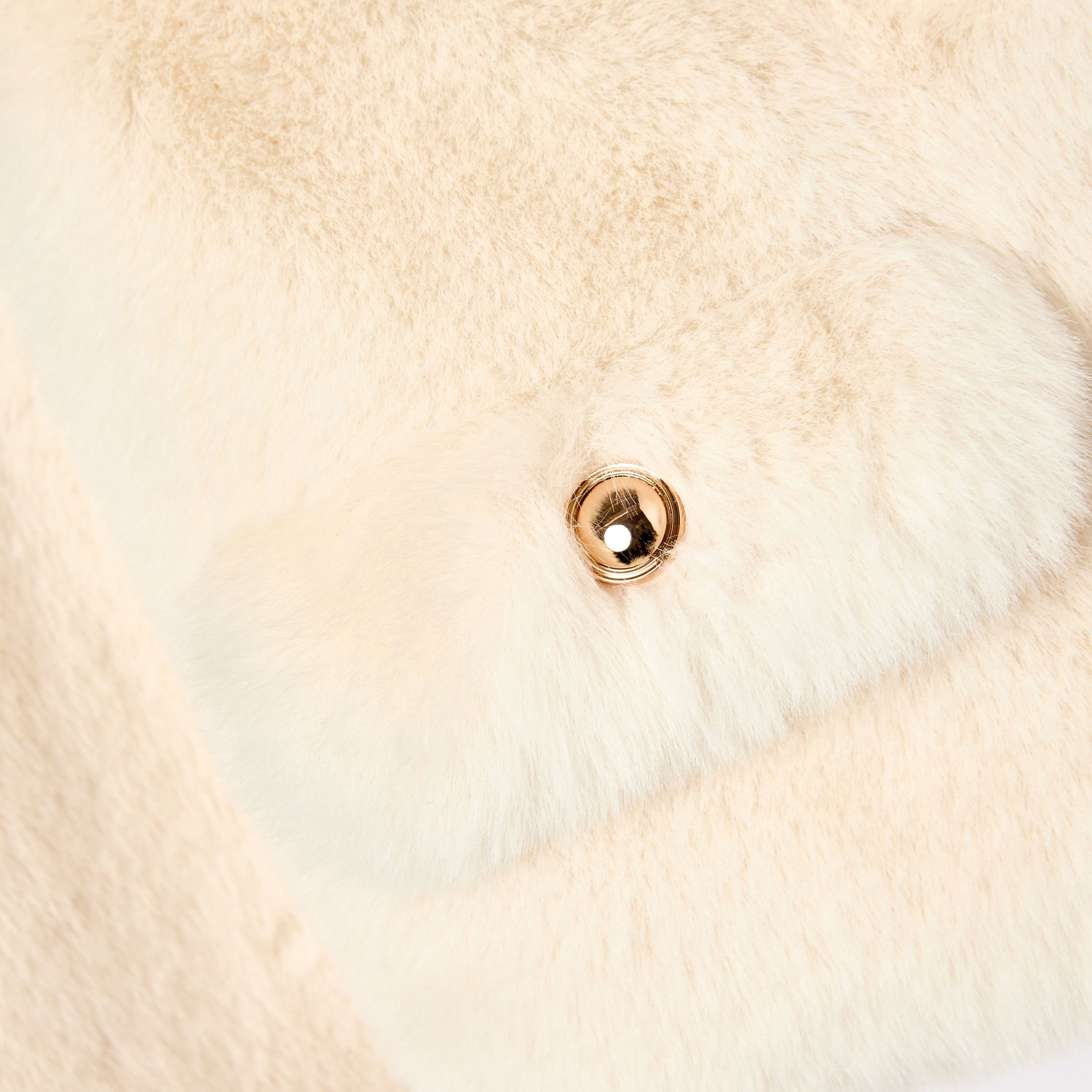 Cream Faux Fur Jacket