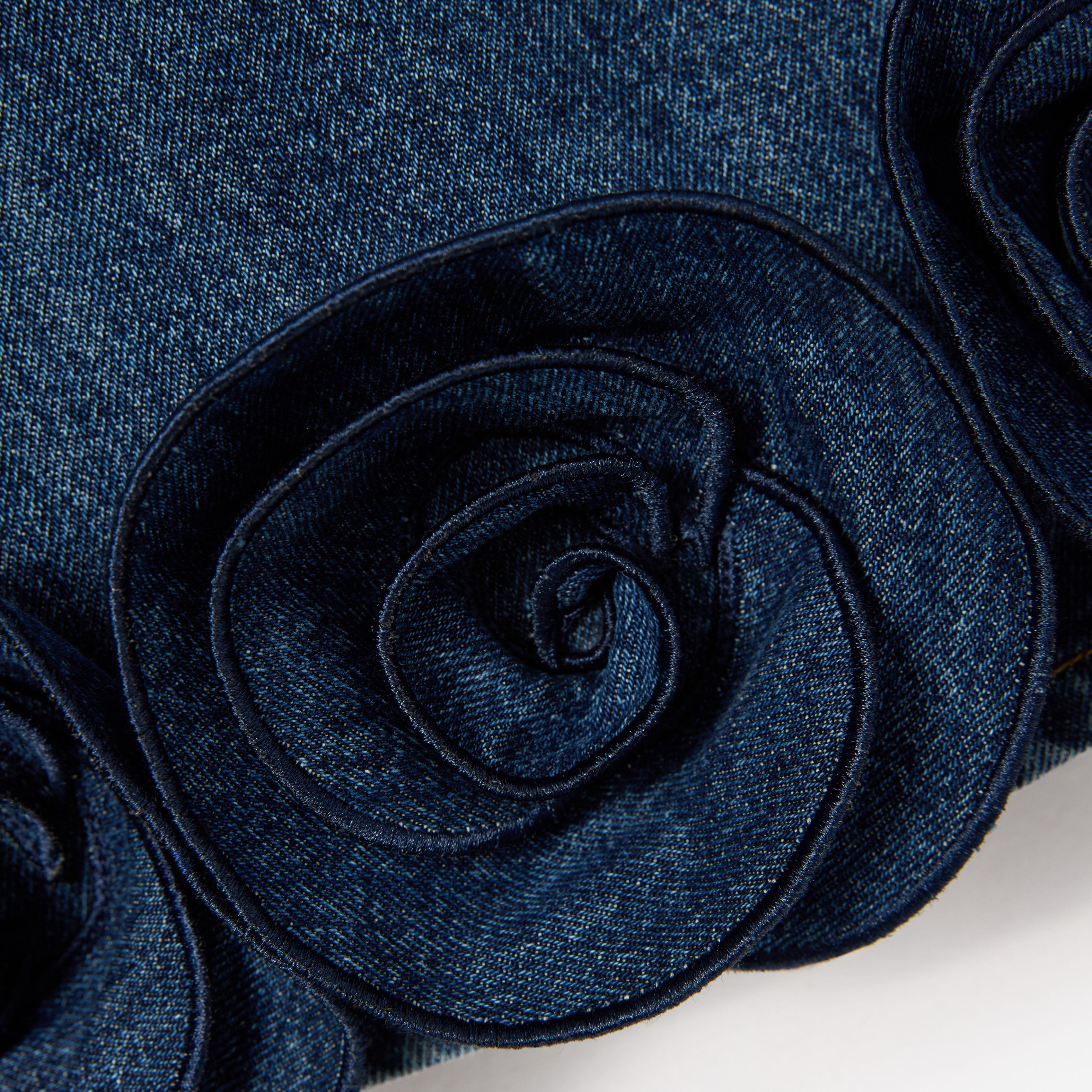 Denim Flower Dress