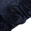 Indigo Denim 3D Flower Mini Dress