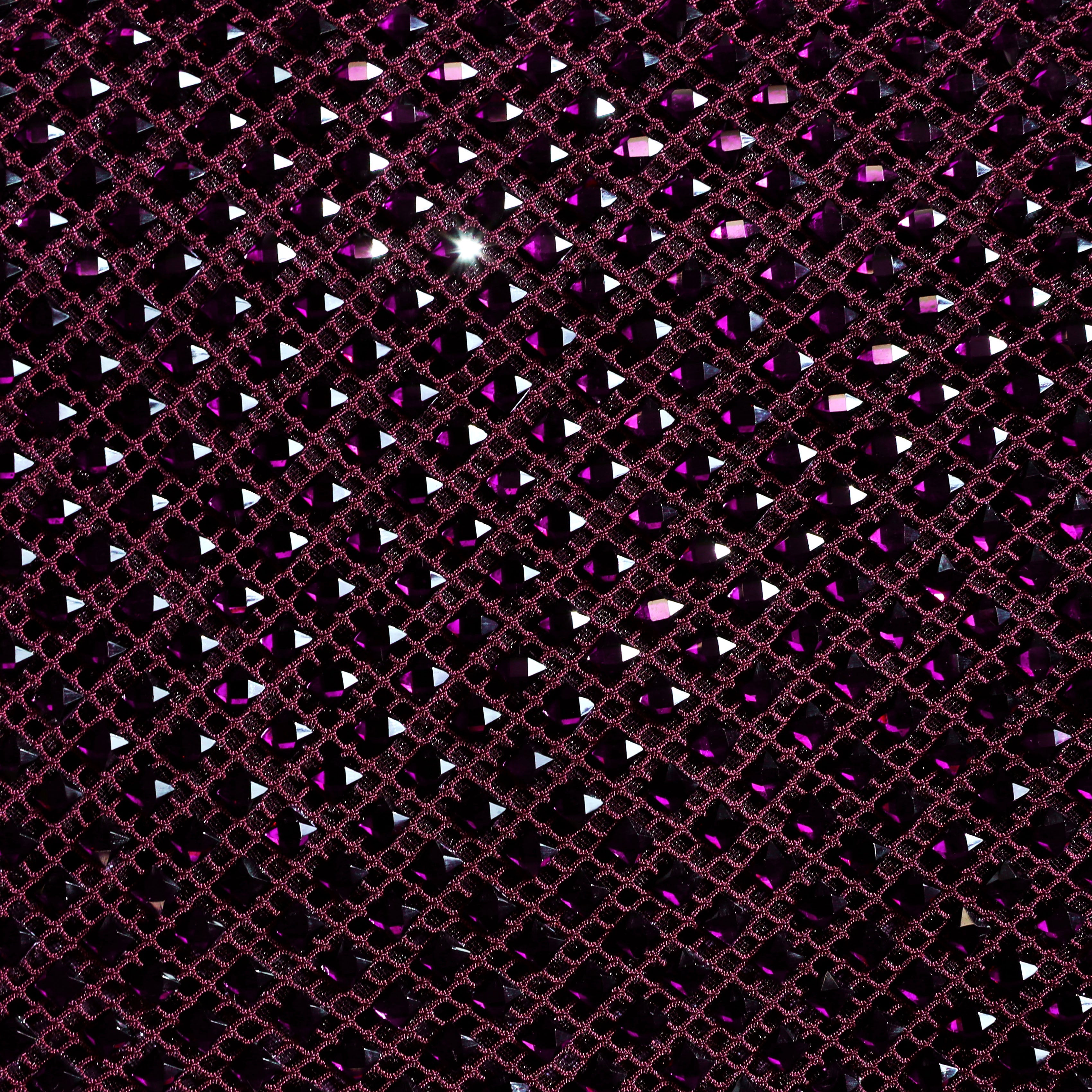 Burgundy Rhinestone Drape Maxi Dress