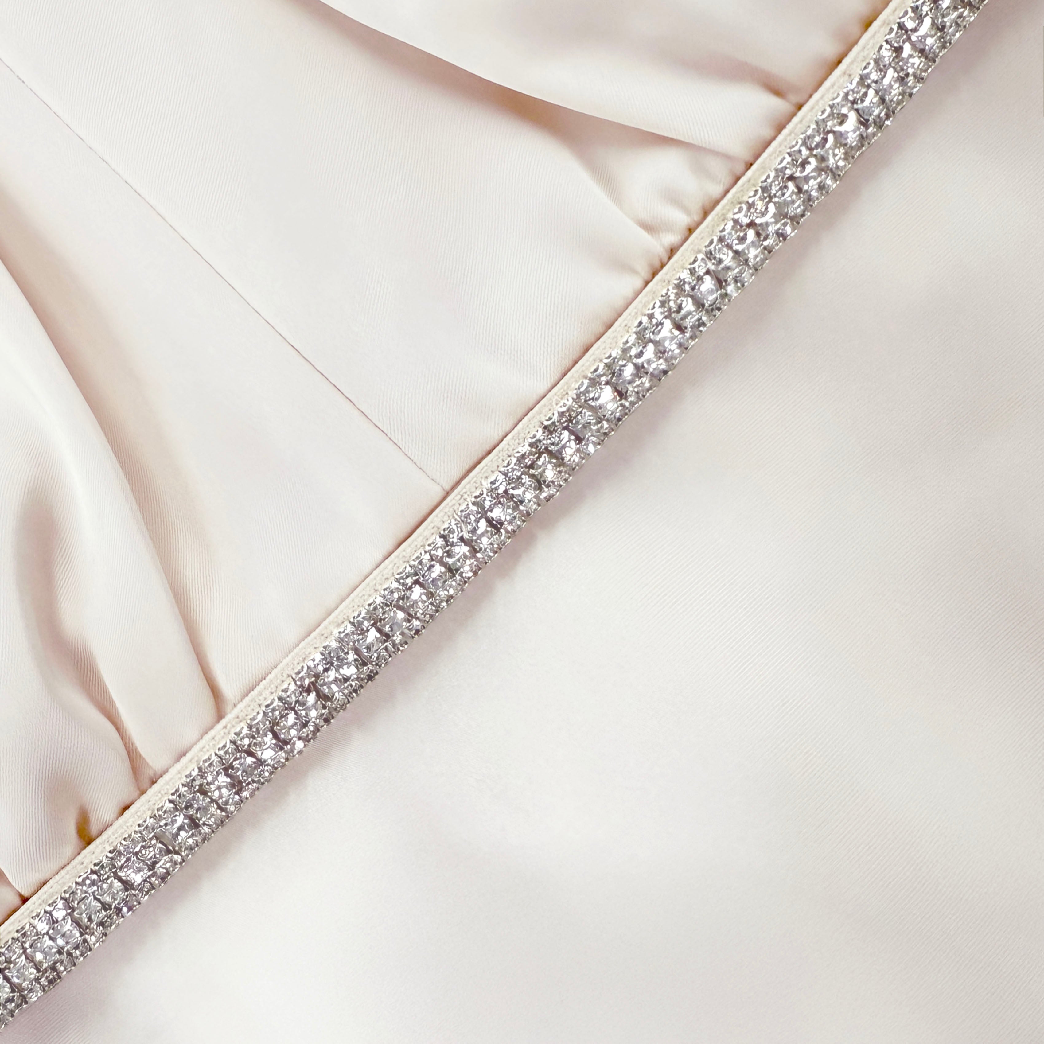 Champagne Satin Maxi Dress