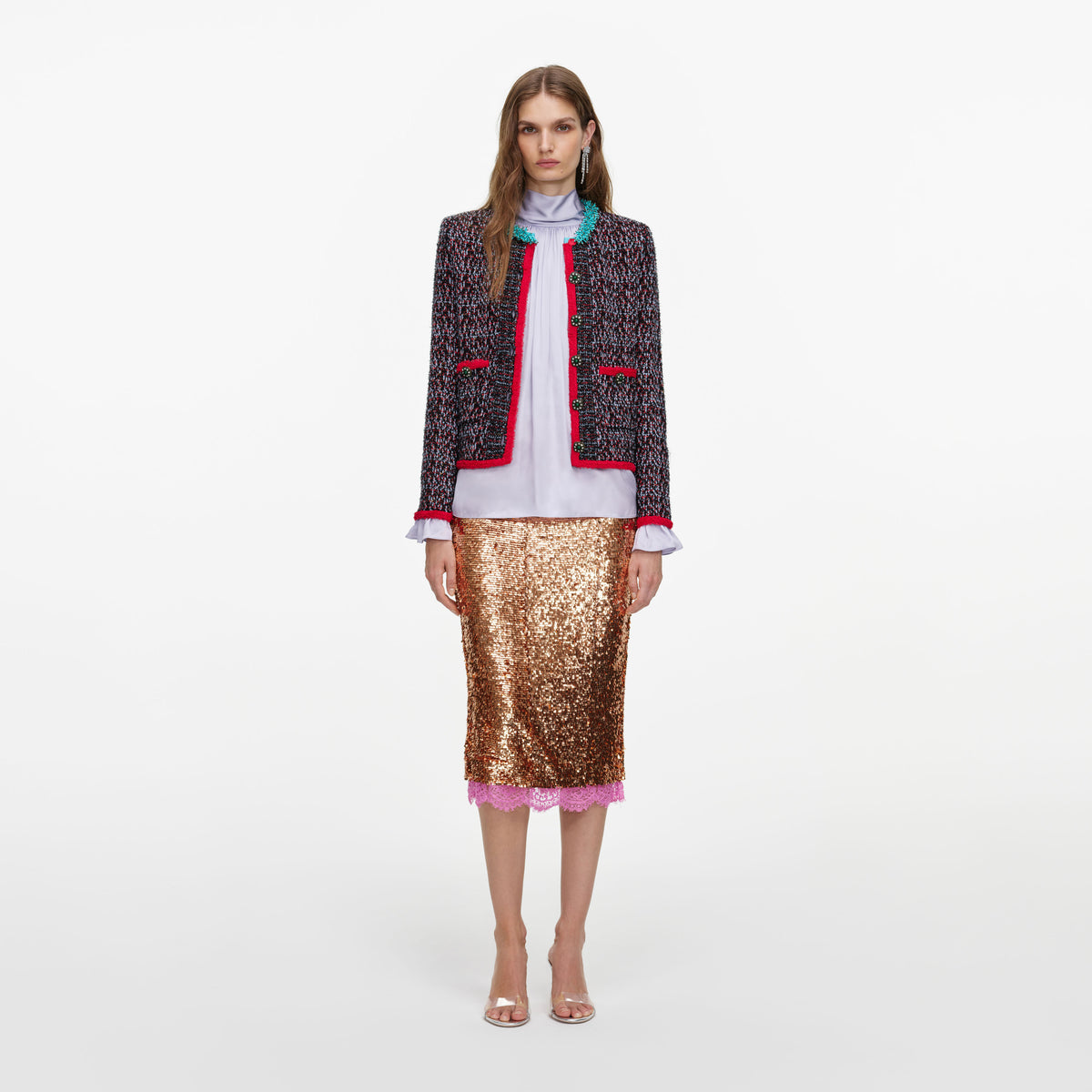 Multi Textured Knit Cardigan