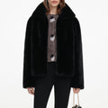 Black Faux Fur Jacket