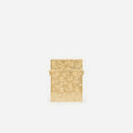 Gold Floral Engraved Micro Bag