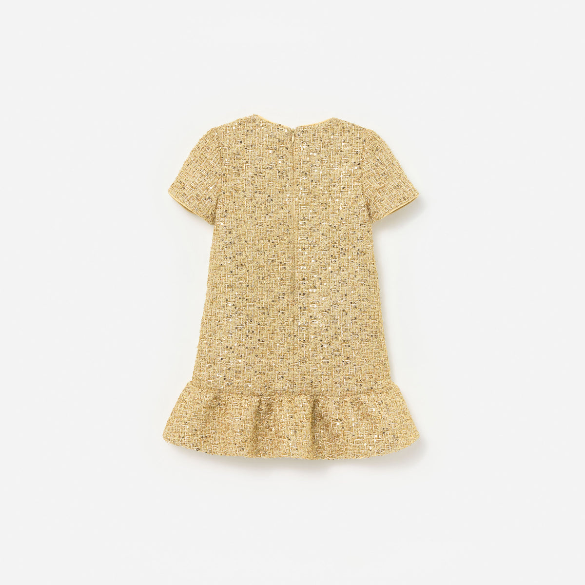 Gold Boucle Dress