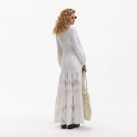 White Cotton Maxi Dress