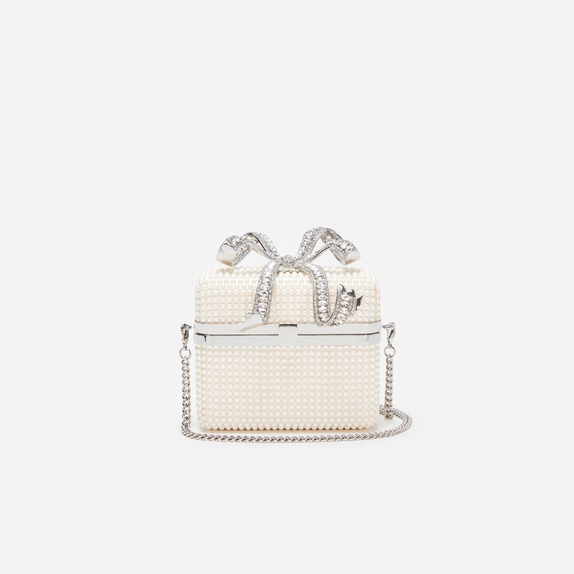 A photo of the Pearl Embellished Vanity Case