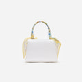 Cream Linen Yellow Floral Mini Bag