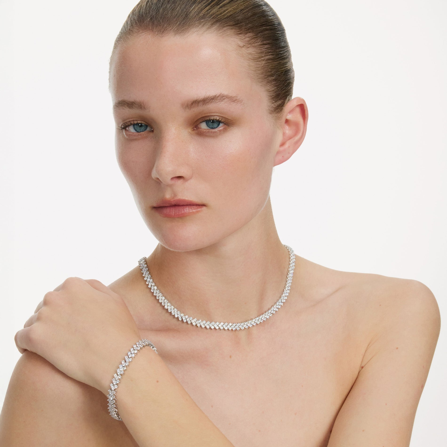 Silver Crystal Bracelet