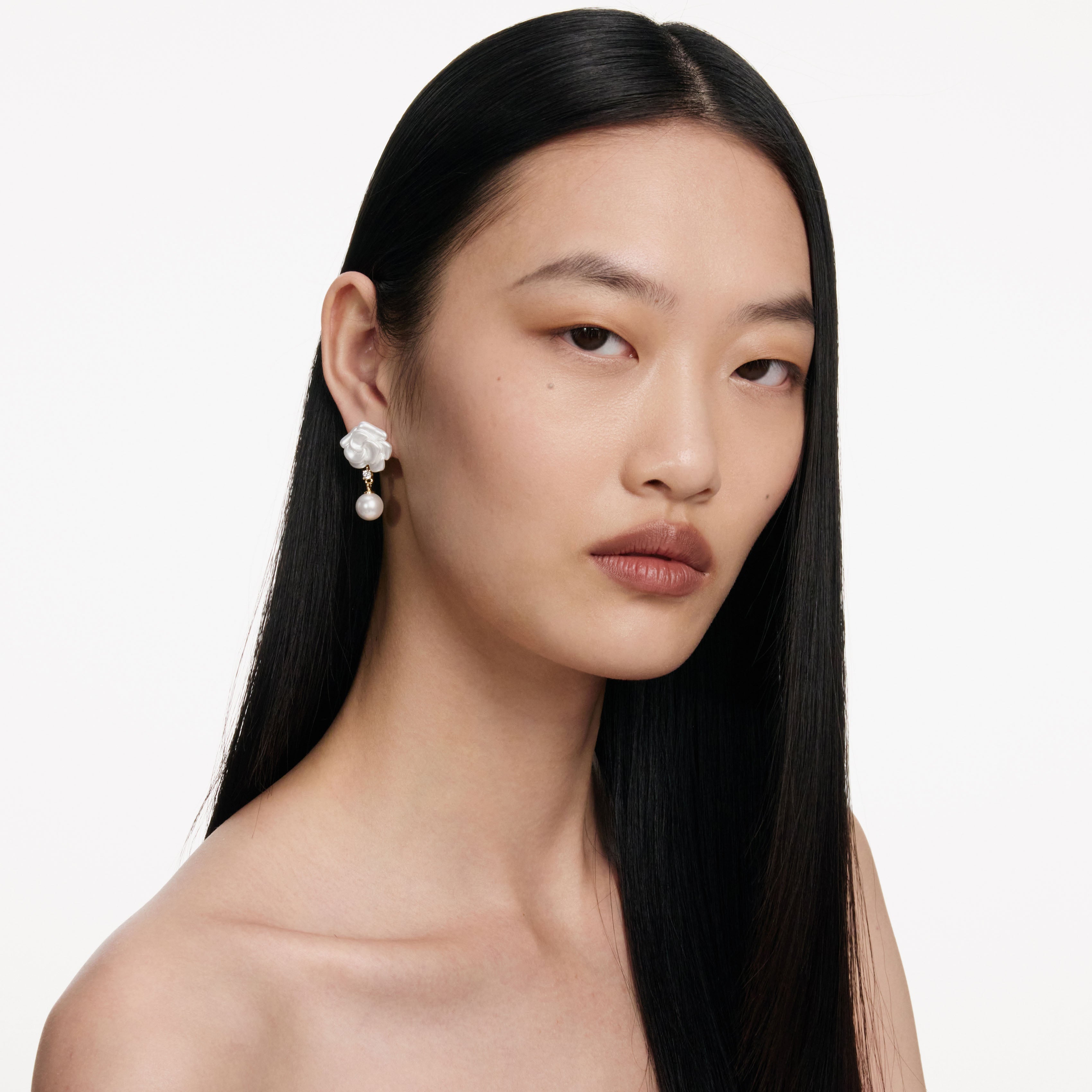 Pearl Flower Earrings