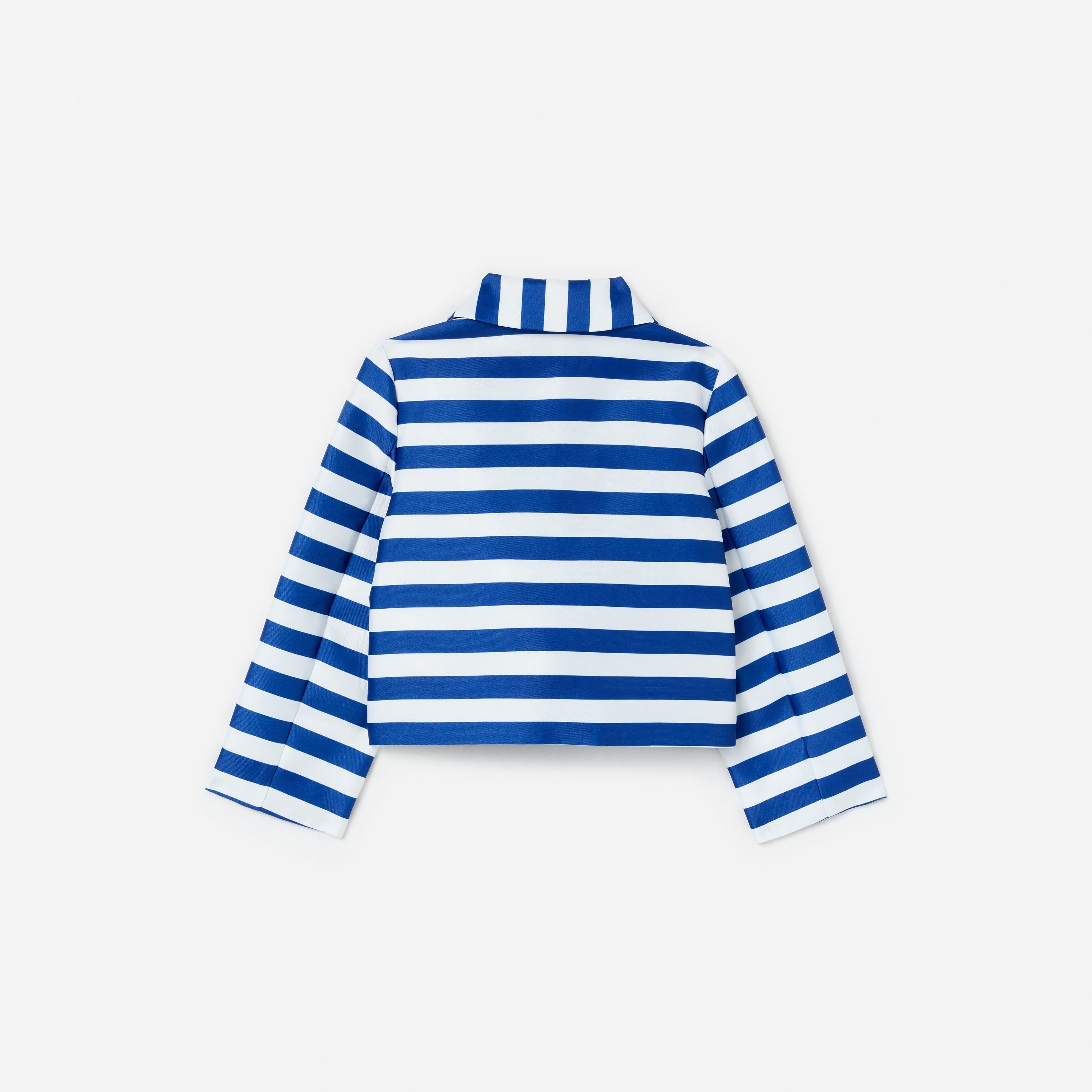 Navy Stripe Cherry Motif Jacket