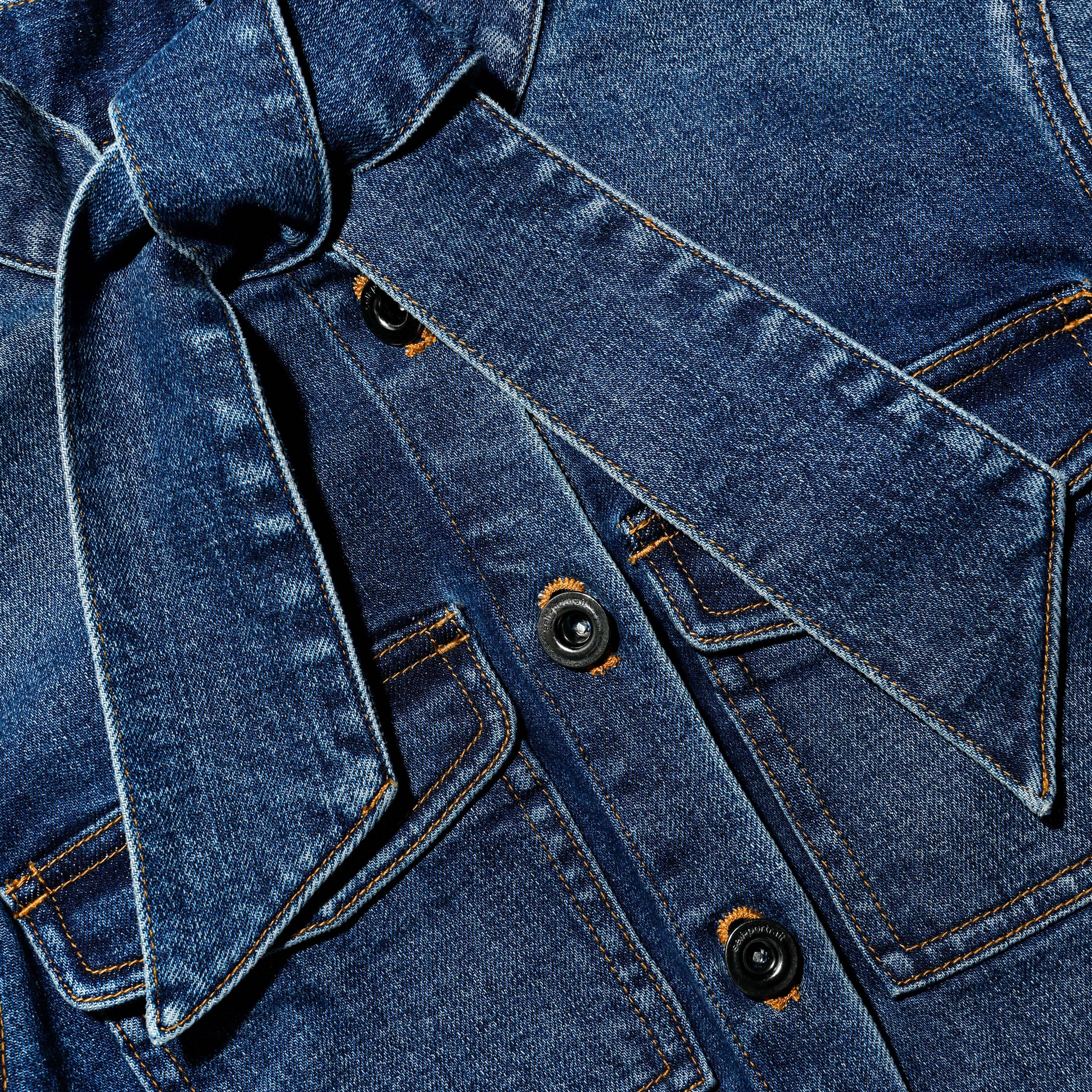 Denim Frill Playsuit