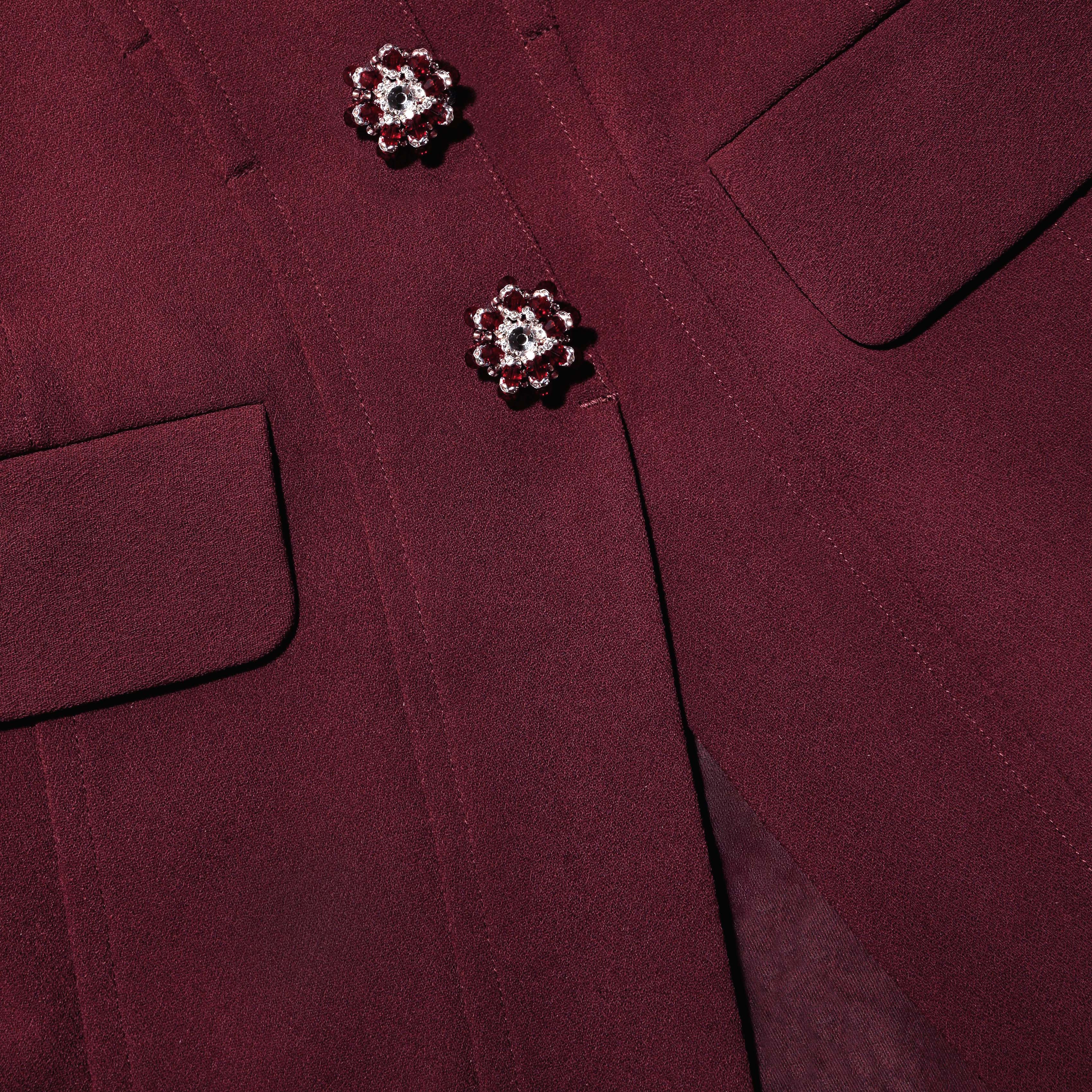 Burgundy Bandeau Maxi Dress