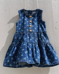 Polka Dot Denim Dress
